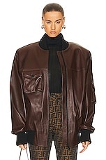 THE MANNEI Le Mans Jacket in Brown, view 1, click to view large image.