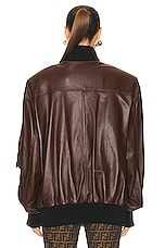 THE MANNEI Le Mans Jacket in Brown, view 4, click to view large image.