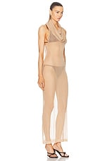 Tropic of C Boss Cowl Dress in Blush, view 2, click to view large image.