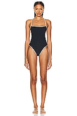 Tropic of C Nova One Piece Swimsuit in Black & White, view 1, click to view large image.