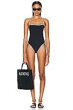 Tropic of C Nova One Piece Swimsuit in Black & White, view 4, click to view large image.