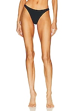 Tropic of C Ursula Bikini Bottom in Black, view 1, click to view large image.