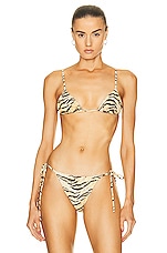 Tropic of C Equator Bikini Top in Tigresa, view 1, click to view large image.