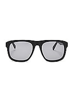 Toteme Navigators Sunglasses in Black, view 1, click to view large image.