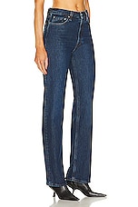 Toteme Classic Cut Full Length Straight Leg in Dark Blue, view 2, click to view large image.