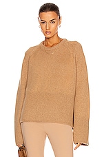 TOTEME ニットセーター Toteme Merino Knit Sweater in Camel | FWRD