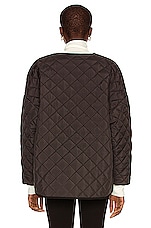 Toteme Quilted Jacket in Black, view 4, click to view large image.