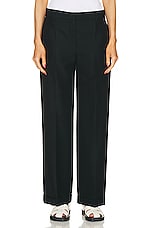 Toteme Tailored Suit Trouser in Black, view 1, click to view large image.