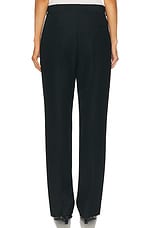 Toteme Straight Tailored Trousers in Black, view 4, click to view large image.