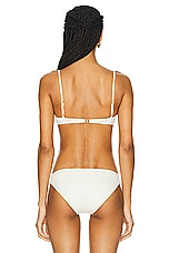 Toteme Bra Bikini Top in Tofu, view 3, click to view large image.