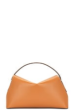 Toteme T Lock Top Handle Bag in Tan, view 4, click to view large image.