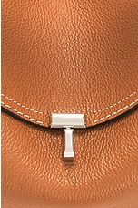 Toteme T Lock Top Handle Bag in Tan, view 8, click to view large image.