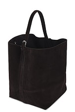 Toteme Belted Tote in Espresso, view 4, click to view large image.