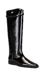 Toteme The Riding Boot in Black, view 2, click to view large image.