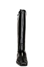 Toteme The Riding Boot in Black, view 4, click to view large image.