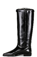 Toteme The Riding Boot in Black, view 5, click to view large image.