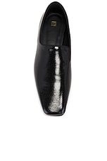 Toteme Piped Loafer in Black, view 4, click to view large image.