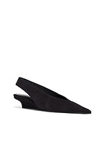 Toteme The Wedge Heel Slingback in Black, view 2, click to view large image.