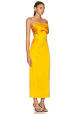TOVE Lara Dress in Golden Yellow, view 2, click to view large image.