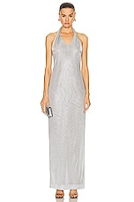 TOVE Malaika Dress in Silver, view 1, click to view large image.