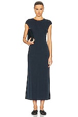 TOVE Marcele Dress in Navy, view 1, click to view large image.