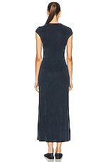 TOVE Marcele Dress in Navy, view 3, click to view large image.