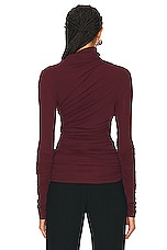 TOVE Leomie Top in Deep Claret, view 4, click to view large image.