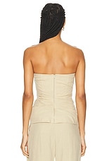TOVE Izel Bandeau Top in Stone, view 3, click to view large image.