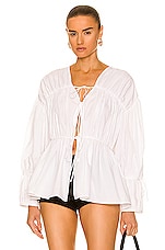 TOVE Cleo Top in White, view 1, click to view large image.