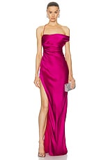 The Sei Bardot Gown in Orchid, view 1, click to view large image.