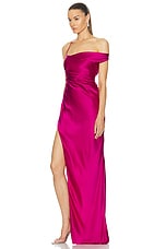 The Sei Bardot Gown in Orchid, view 3, click to view large image.