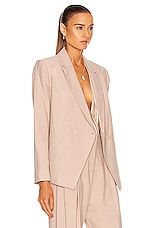 The Sei Double Breasted Blazer in Bone, view 3, click to view large image.