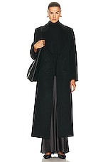 The Sei Grandpa Coat in Black, view 1, click to view large image.