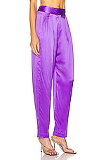 The Sei Tapered Trouser in Grape, view 2, click to view large image.