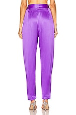 The Sei Tapered Trouser in Grape, view 3, click to view large image.