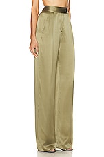 The Sei Wide Leg Trouser in Sage, view 2, click to view large image.