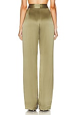 The Sei Wide Leg Trouser in Sage, view 3, click to view large image.