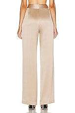 The Sei Wide Leg Trouser in Champagne, view 3, click to view large image.