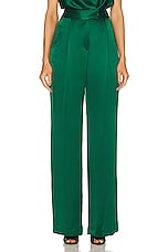 The Sei Wide Leg Trouser in Pine, view 1, click to view large image.