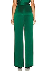 The Sei Wide Leg Trouser in Pine, view 3, click to view large image.