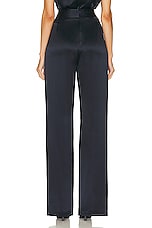The Sei Wide Leg Trouser in Midnight, view 3, click to view large image.