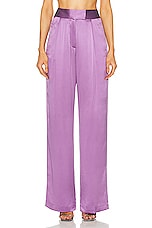 The Sei Wide Leg Trouser in Amethyst, view 1, click to view large image.