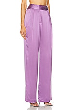 The Sei Wide Leg Trouser in Amethyst, view 2, click to view large image.