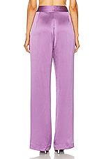 The Sei Wide Leg Trouser in Amethyst, view 3, click to view large image.