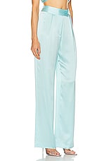 The Sei Wide Leg Trouser in Baby Blue, view 2, click to view large image.