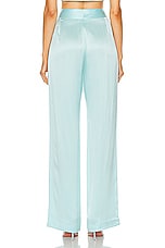 The Sei Wide Leg Trouser in Baby Blue, view 3, click to view large image.