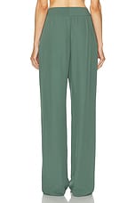 The Sei Double Pleat Trouser in Thyme, view 3, click to view large image.