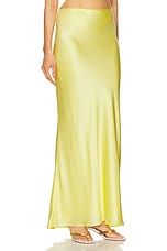 The Sei Bias Maxi Skirt in Limoncello, view 2, click to view large image.