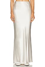 The Sei Bias Maxi Skirt in Oyster, view 1, click to view large image.