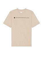 TS(S) Organic Cotton Jersey Nshw Print T-shirt in BROWN, view 1, click to view large image.